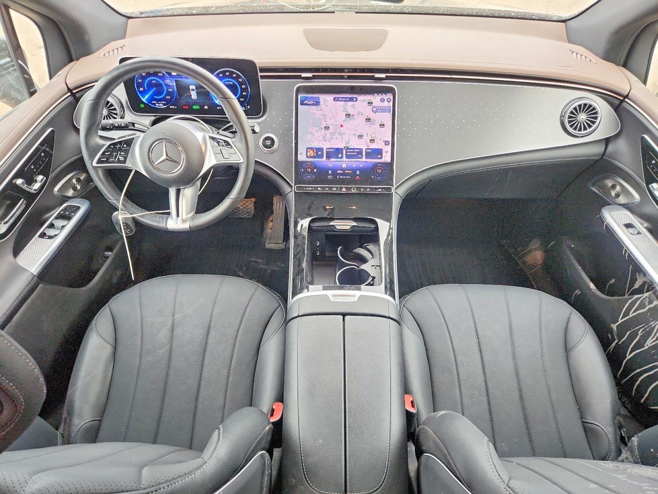 2024 Mercedes-benz Eqe Suv 350 4matic Черный vin: 4JGGM1CB5RA045878