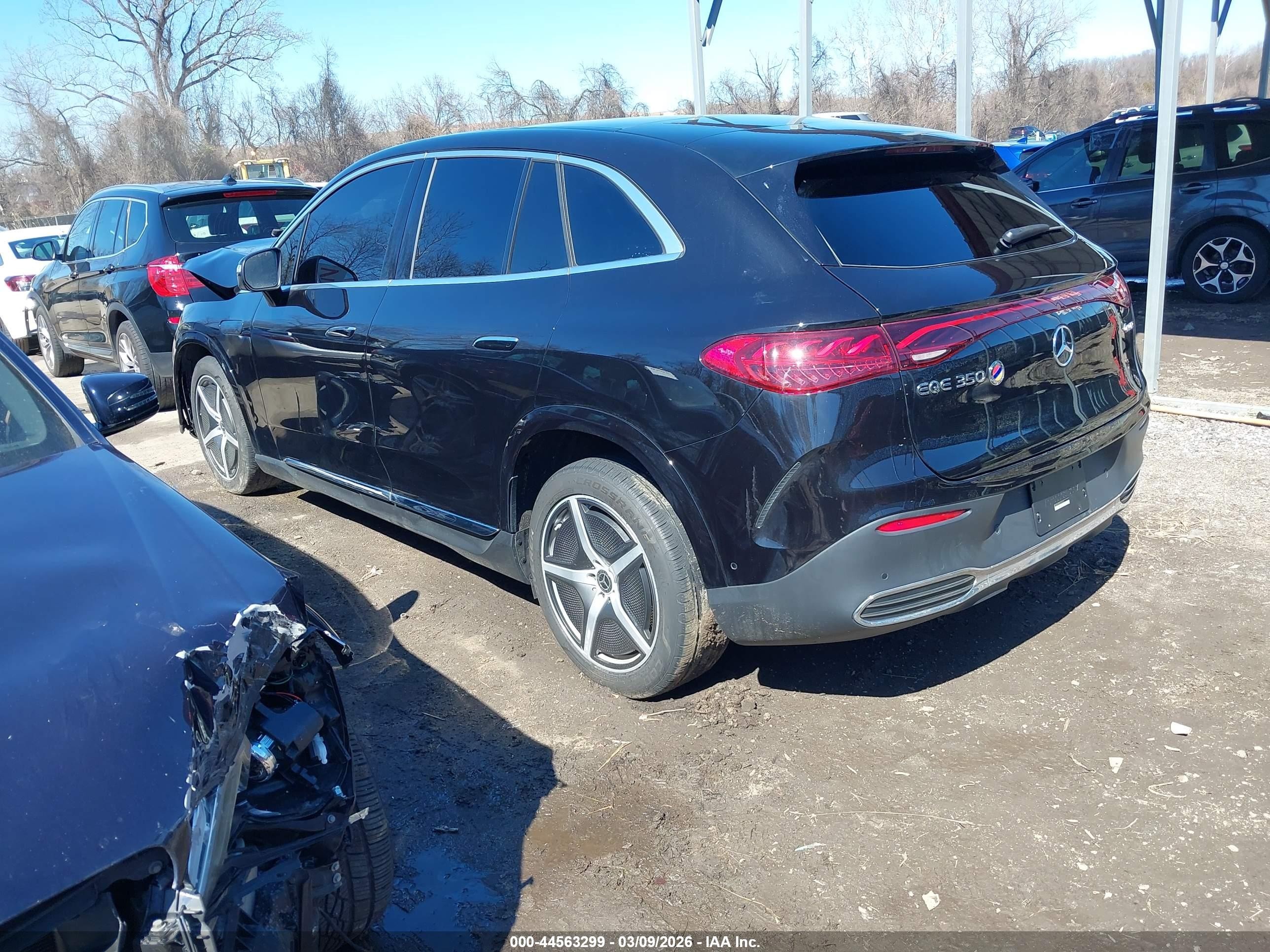 2025 Mercedes-benz Eqe 350 Suv 4matic Black vin: 4JGGM1CB5SA065313