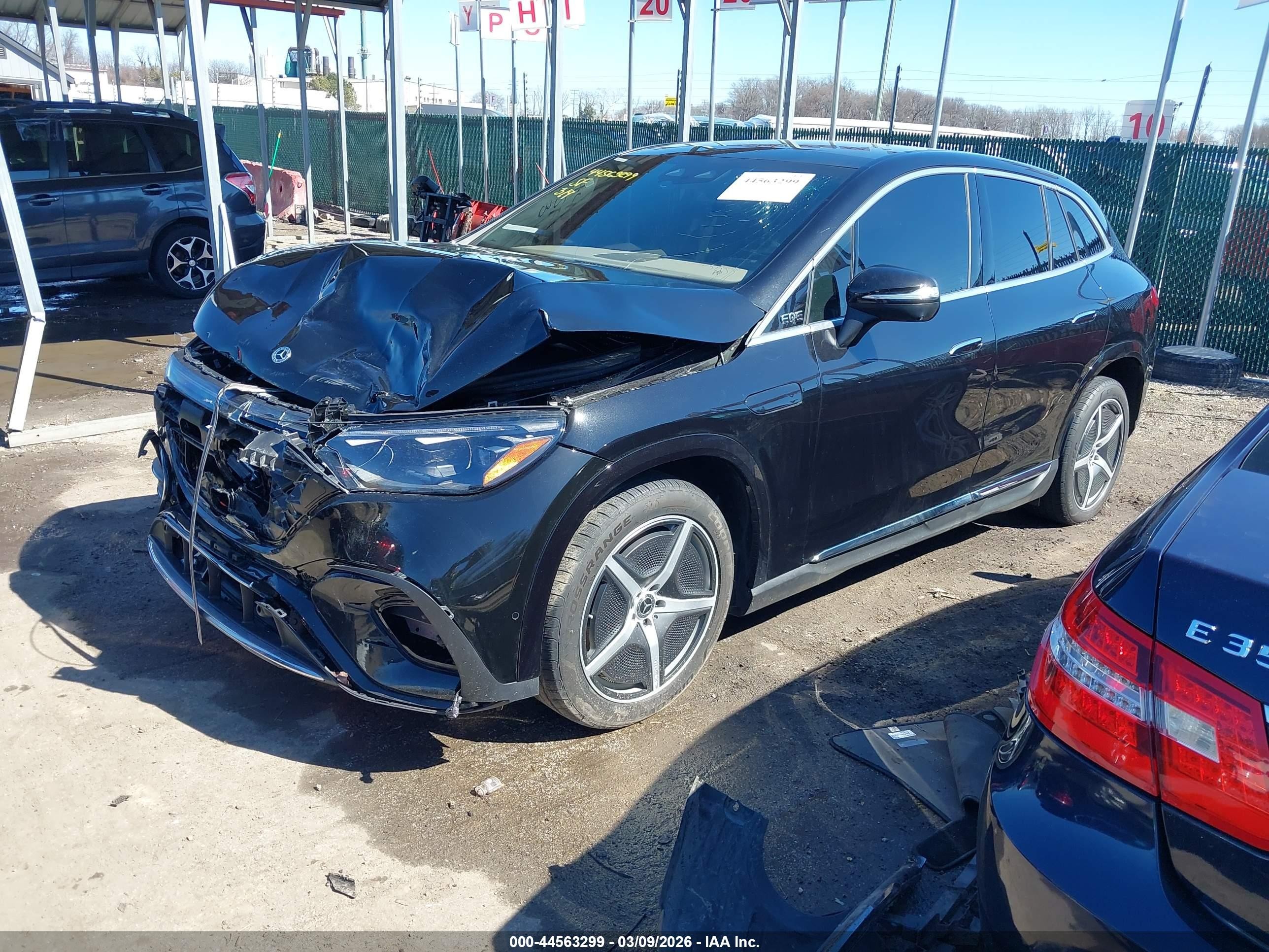 2025 Mercedes-benz Eqe 350 Suv 4matic Black vin: 4JGGM1CB5SA065313