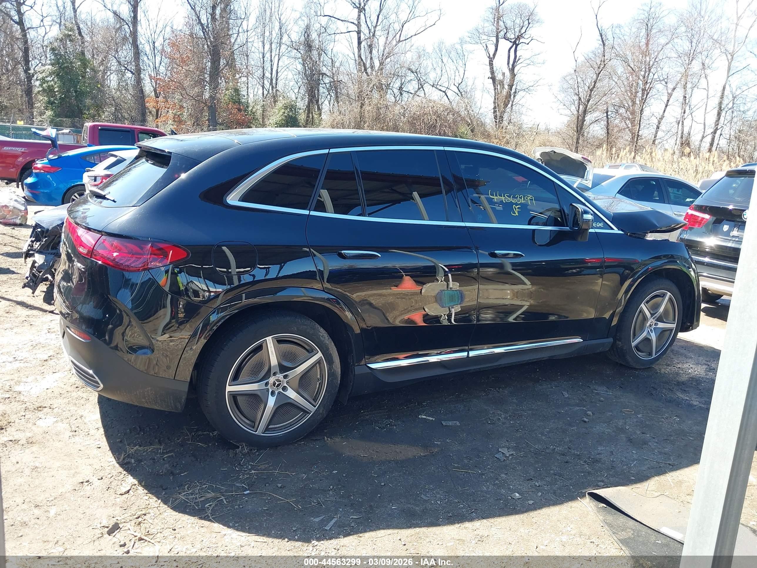 2025 Mercedes-benz Eqe 350 Suv 4matic Black vin: 4JGGM1CB5SA065313