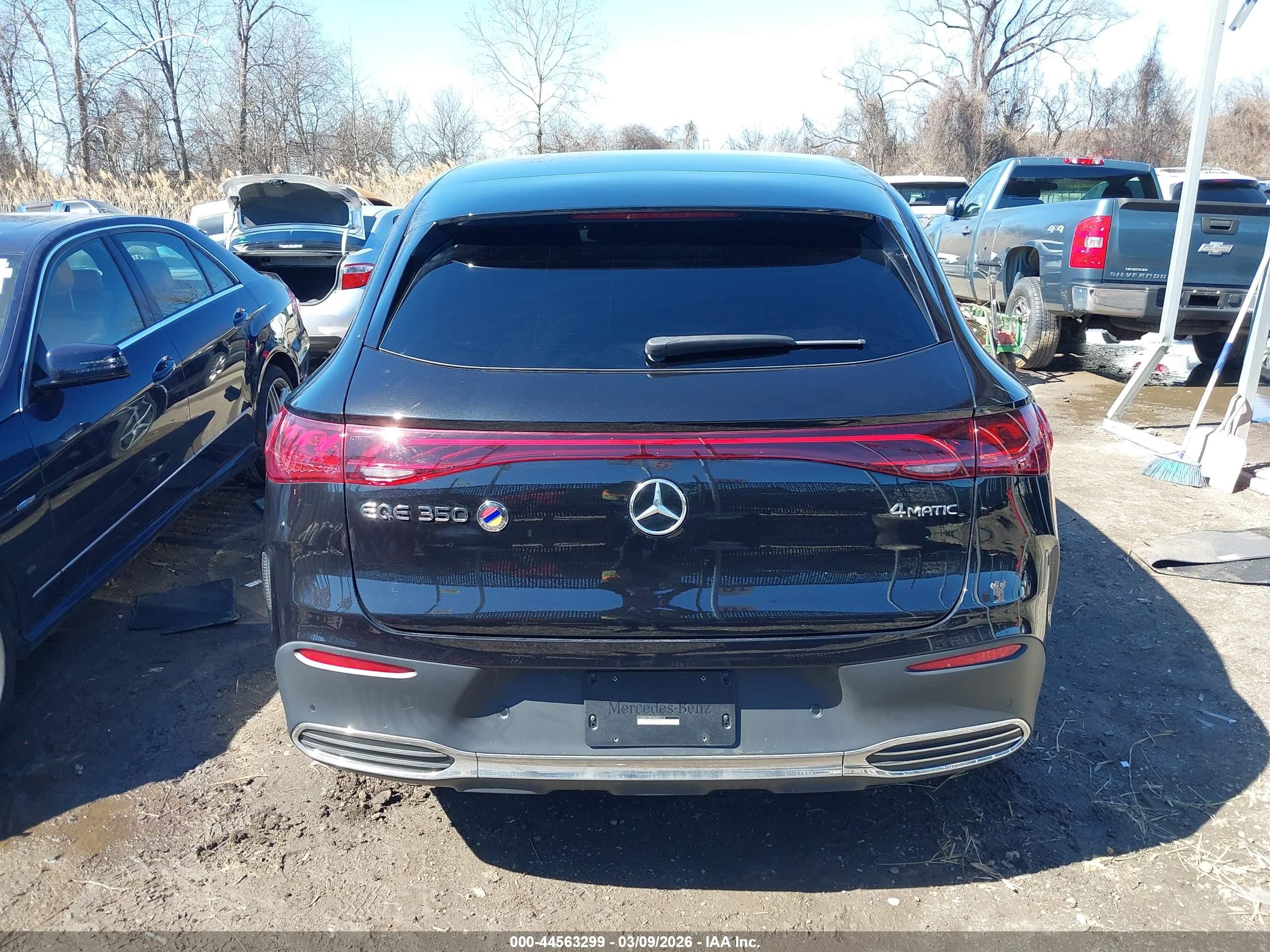 2025 Mercedes-benz Eqe 350 Suv 4matic Black vin: 4JGGM1CB5SA065313