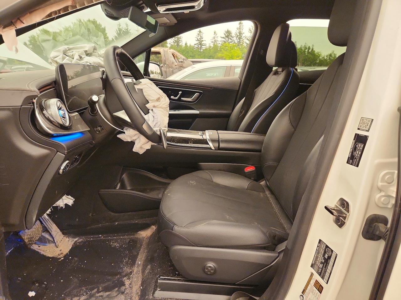 2024 Mercedes-benz Eqe Suv 350 4matic Белый vin: 4JGGM1CB9RA051988