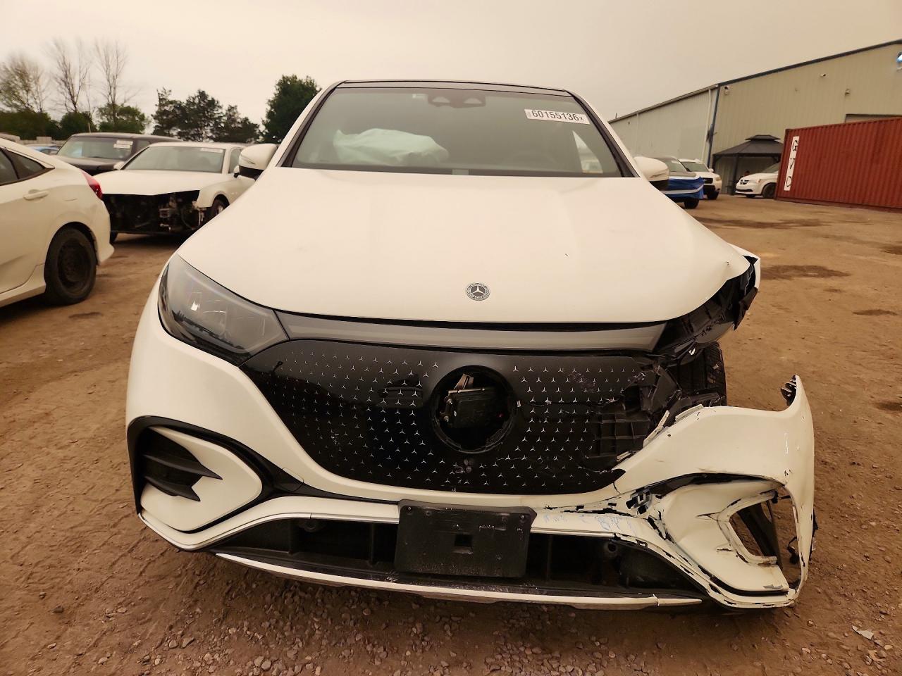 2024 Mercedes-benz Eqe Suv 350 4matic Белый vin: 4JGGM1CB9RA051988