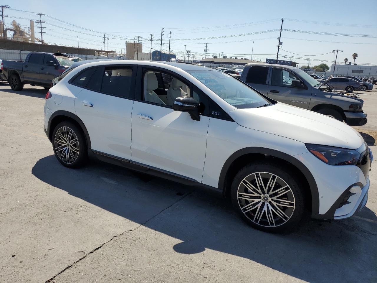 2024 Mercedes-benz Eqe Suv 350+ White vin: 4JGGM2BB4RA053123