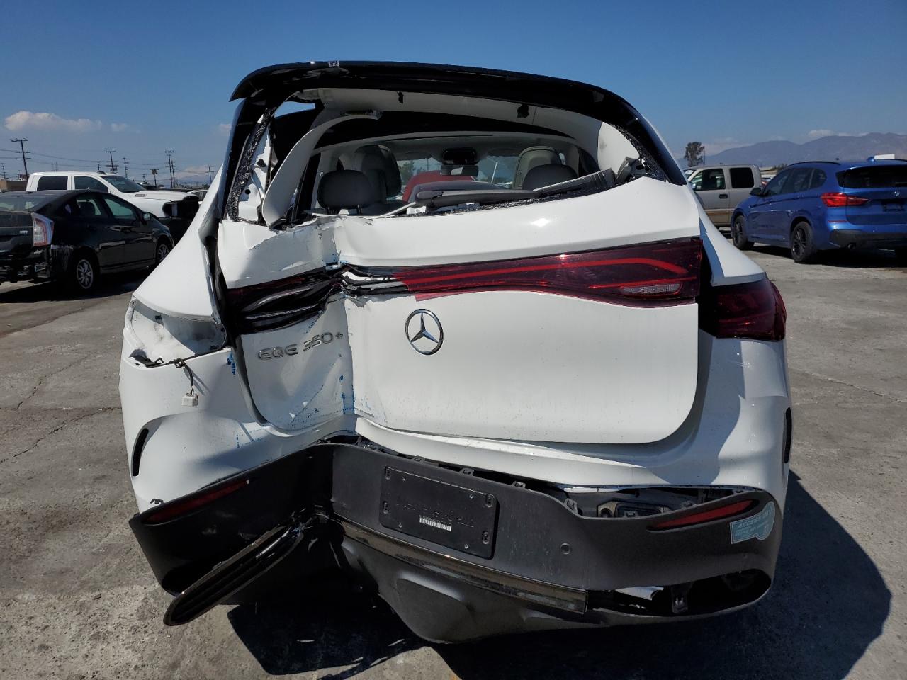 2024 Mercedes-benz Eqe Suv 350+ White vin: 4JGGM2BB4RA053123