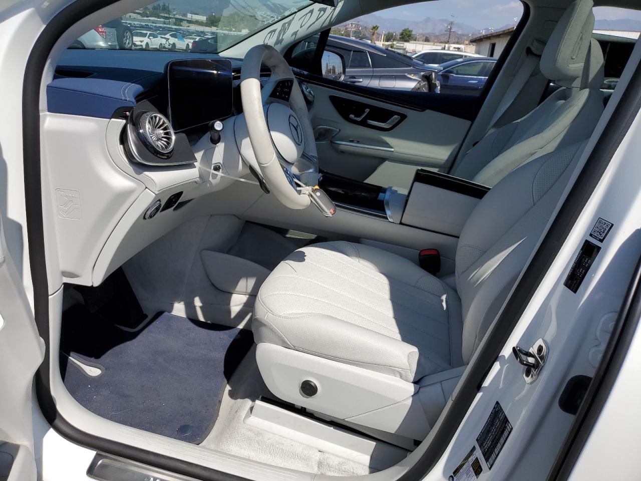 2024 Mercedes-benz Eqe Suv 350+ White vin: 4JGGM2BB4RA053123