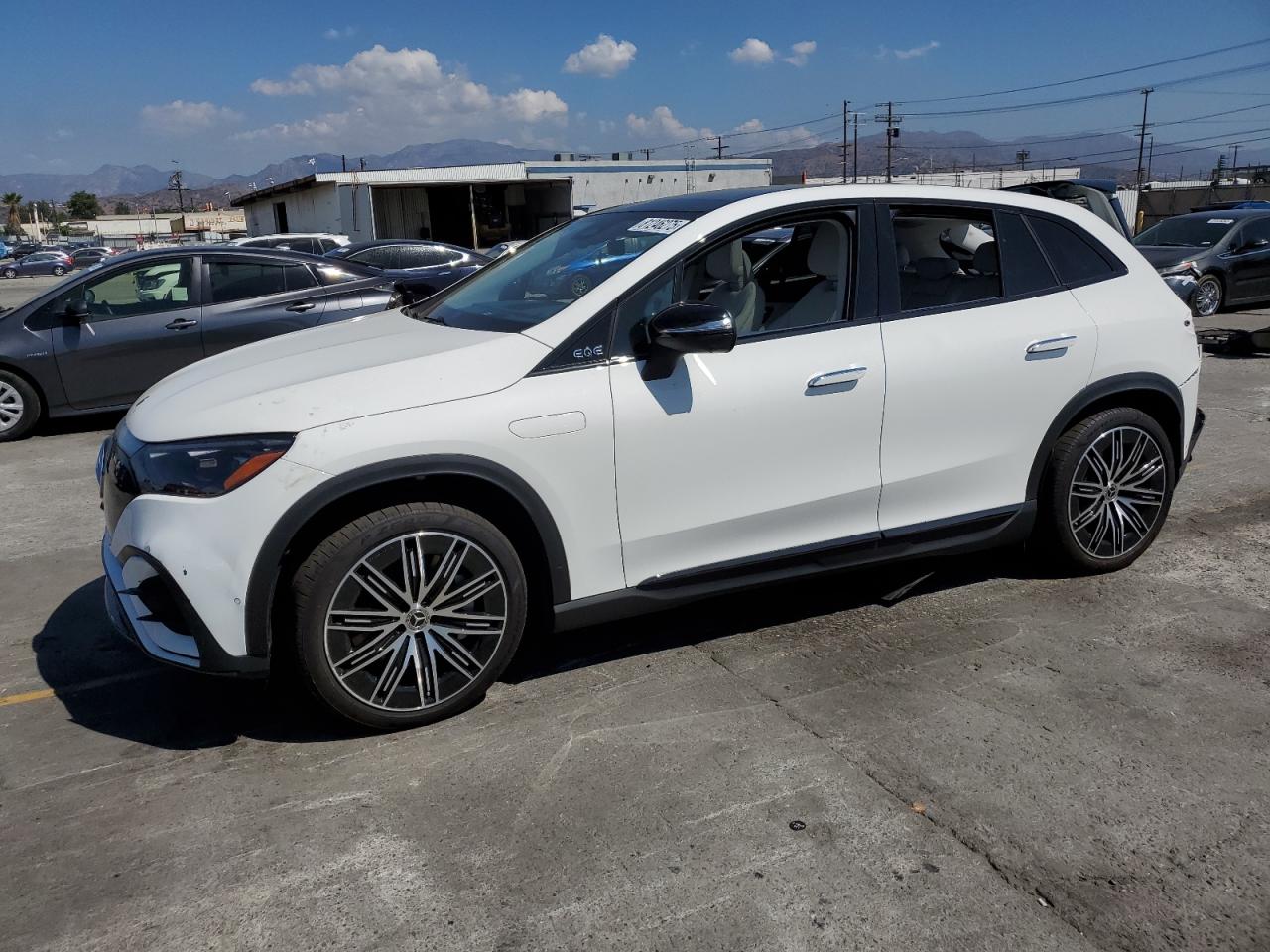 2024 Mercedes-benz Eqe Suv 350+ White vin: 4JGGM2BB4RA053123