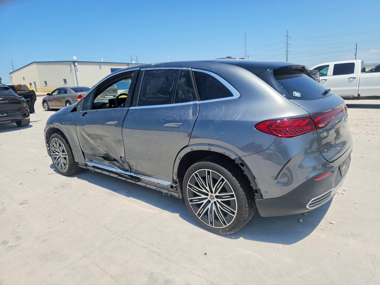 2025 Mercedes-benz Eqe Suv 350+ Gray vin: 4JGGM2BBXSA060227