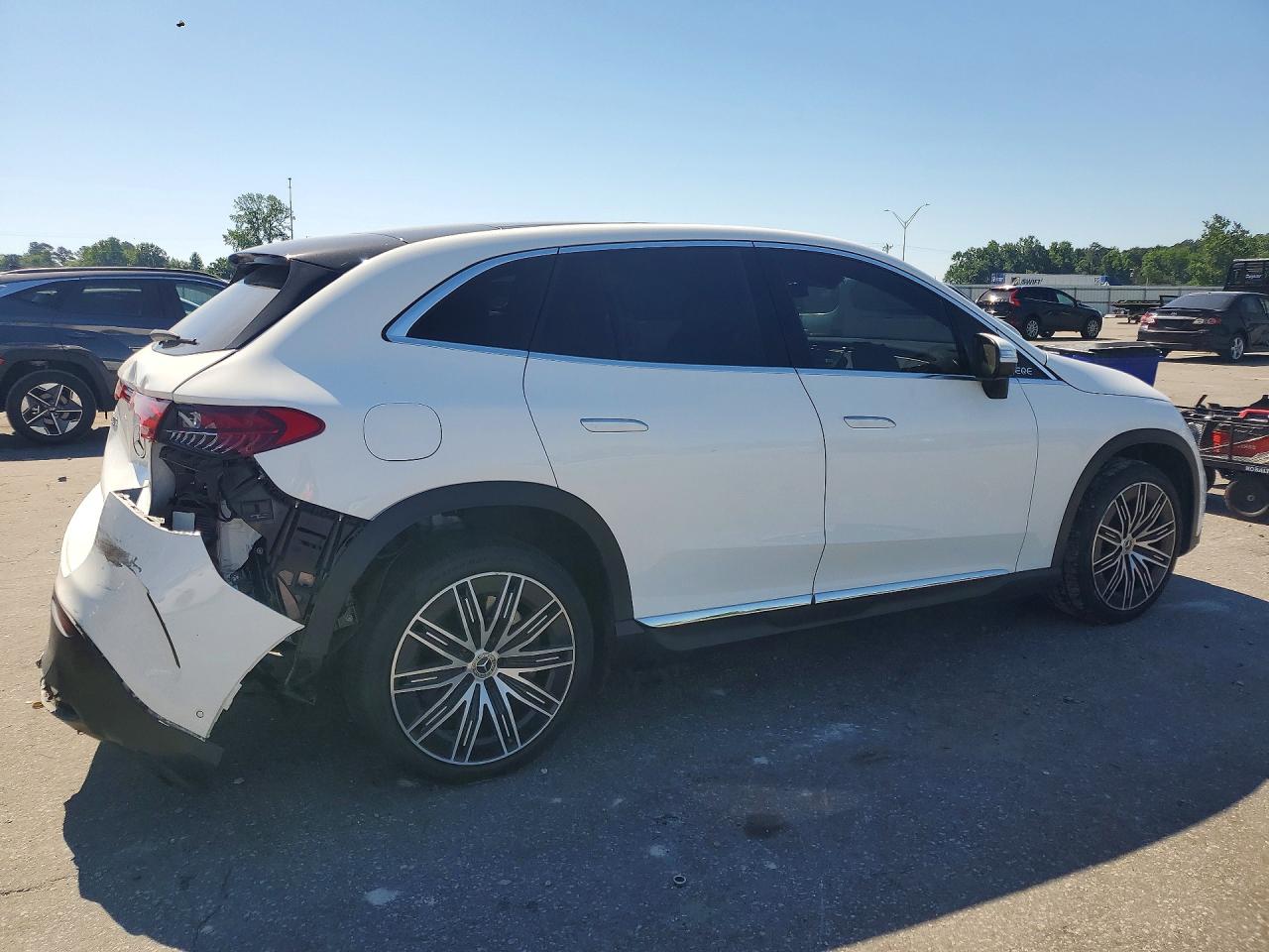 2023 Mercedes-benz Eqe Suv 500 4matic White vin: 4JGGM2CB1PA009169