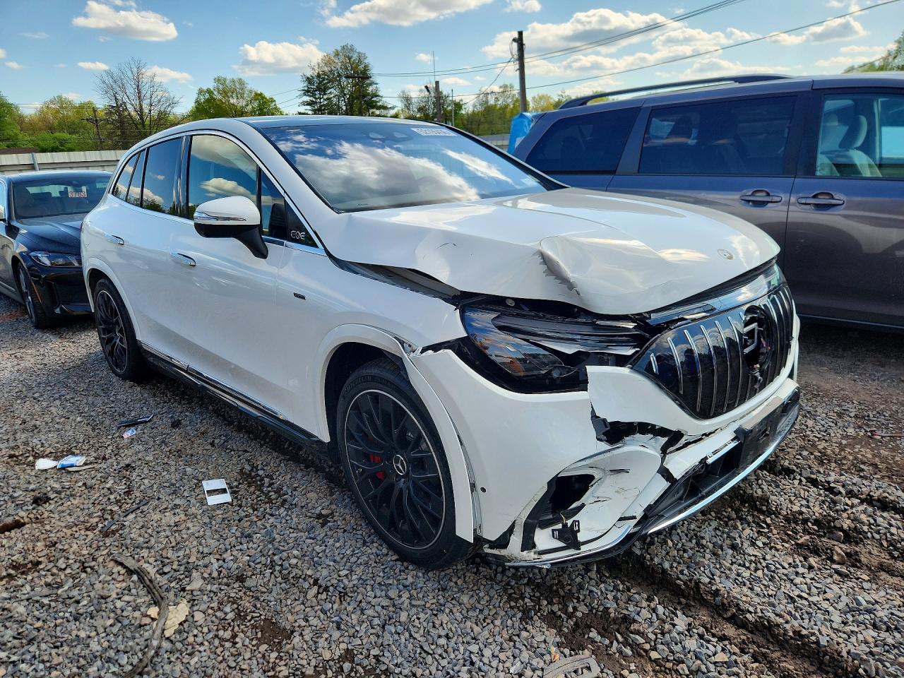 2024 Mercedes-benz Eqe Suv Amg 4matic White vin: 4JGGM5DB7RA016825