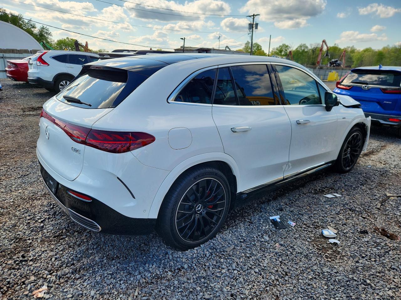 2024 Mercedes-benz Eqe Suv Amg 4matic White vin: 4JGGM5DB7RA016825