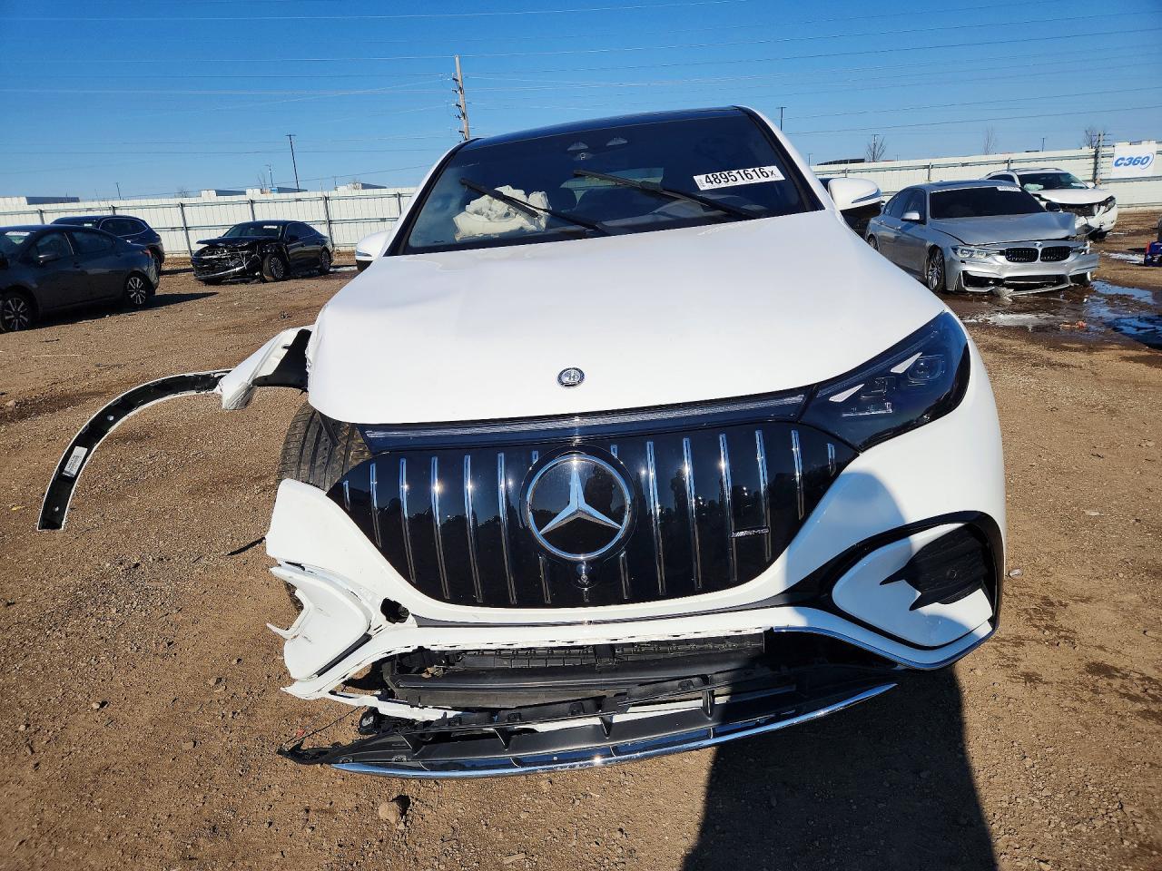 2024 Mercedes-benz Eqe Suv Amg 4matic White vin: 4JGGM5DB9RA015739