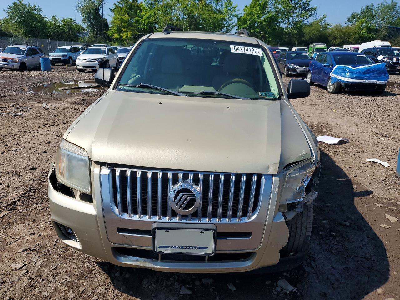2011 Mercury Mariner Gold vin: 4M2CN8B75BKJ01558