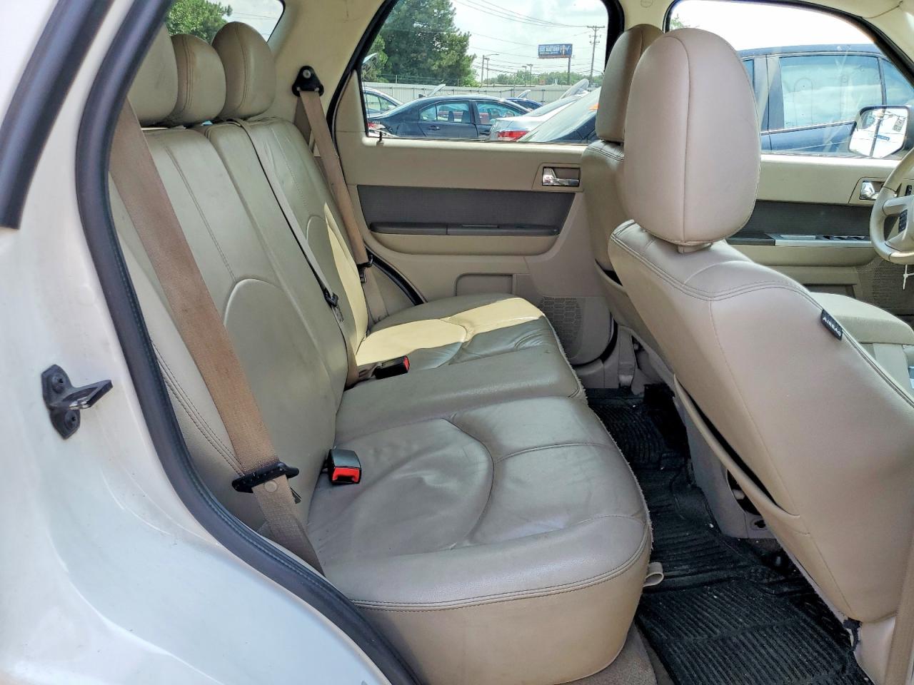2010 Mercury Mariner White vin: 4M2CN8B78AKJ26257