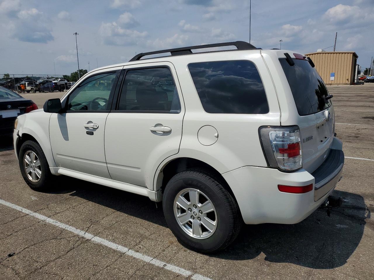 2010 Mercury Mariner White vin: 4M2CN8B78AKJ26257