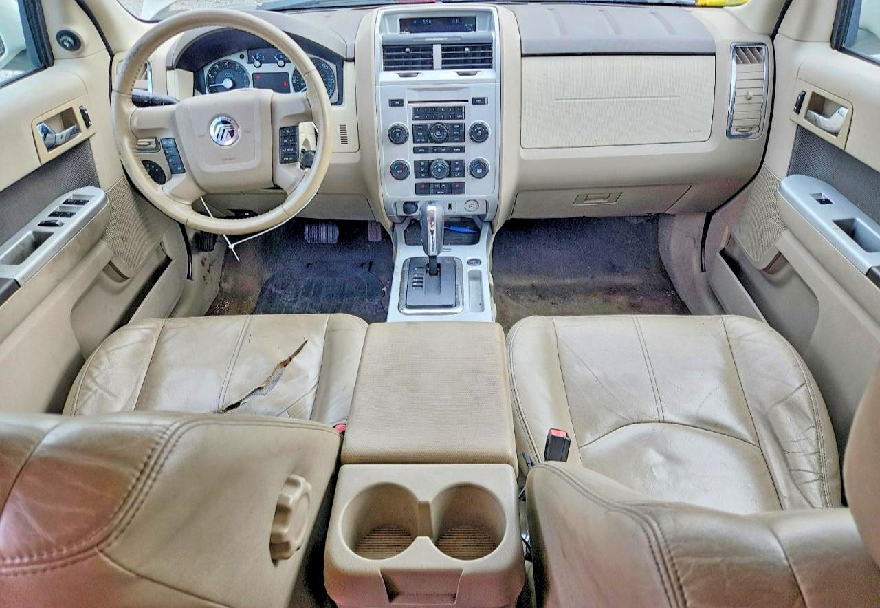 2011 Mercury Mariner Premier White vin: 4M2CN8H75BKJ02202