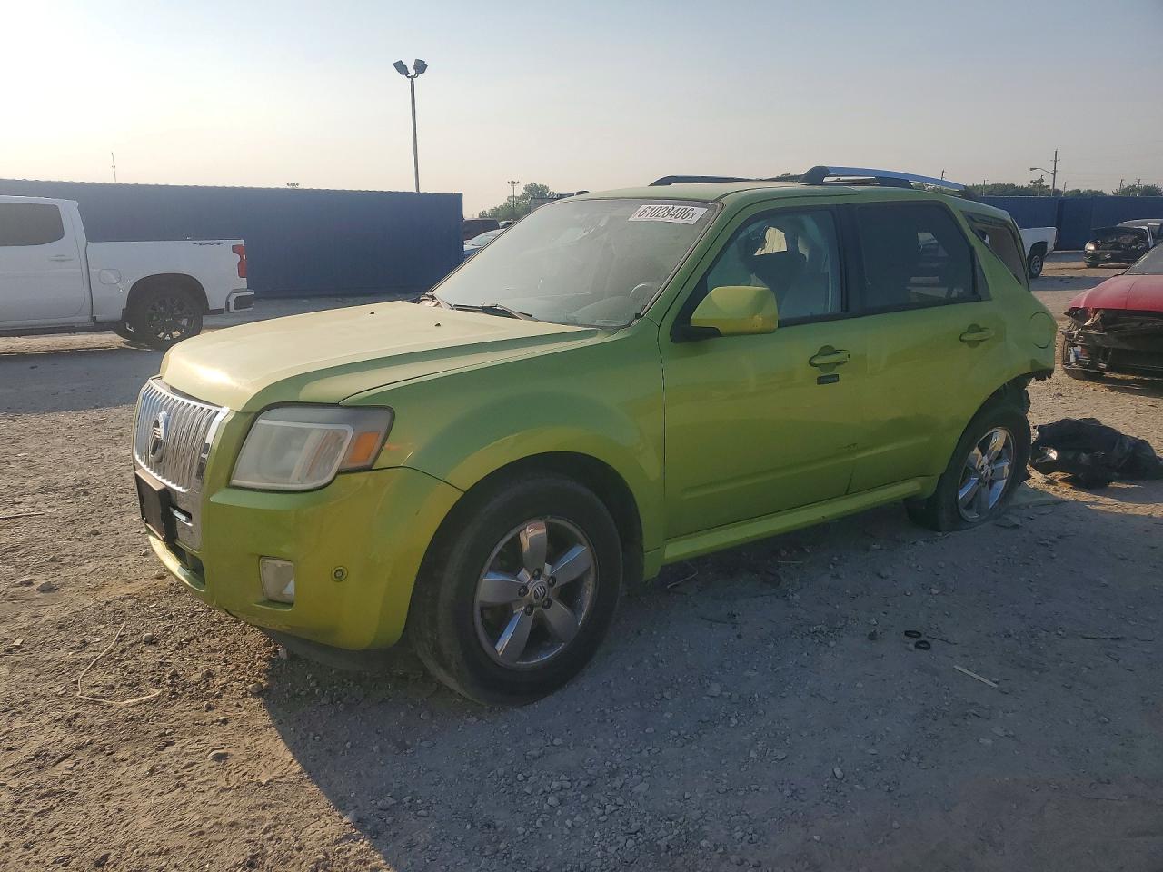 2011 Mercury Mariner Premier Green vin: 4M2CN8HG4BKJ02109