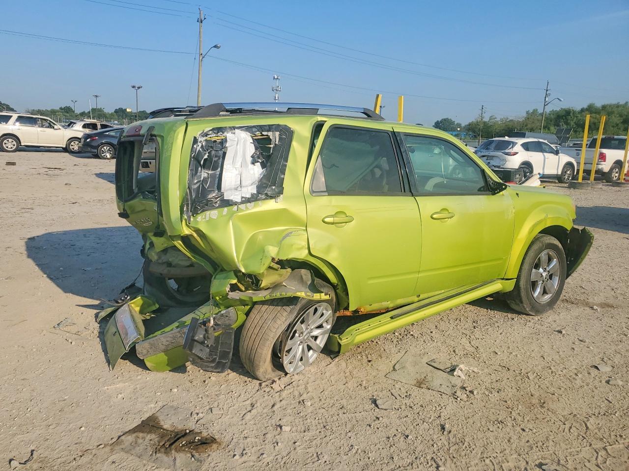 2011 Mercury Mariner Premier Green vin: 4M2CN8HG4BKJ02109