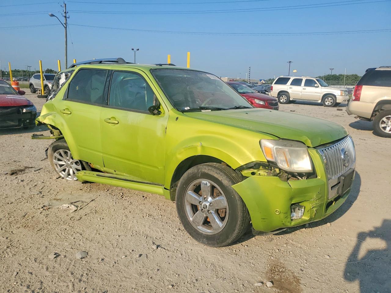 2011 Mercury Mariner Premier Green vin: 4M2CN8HG4BKJ02109