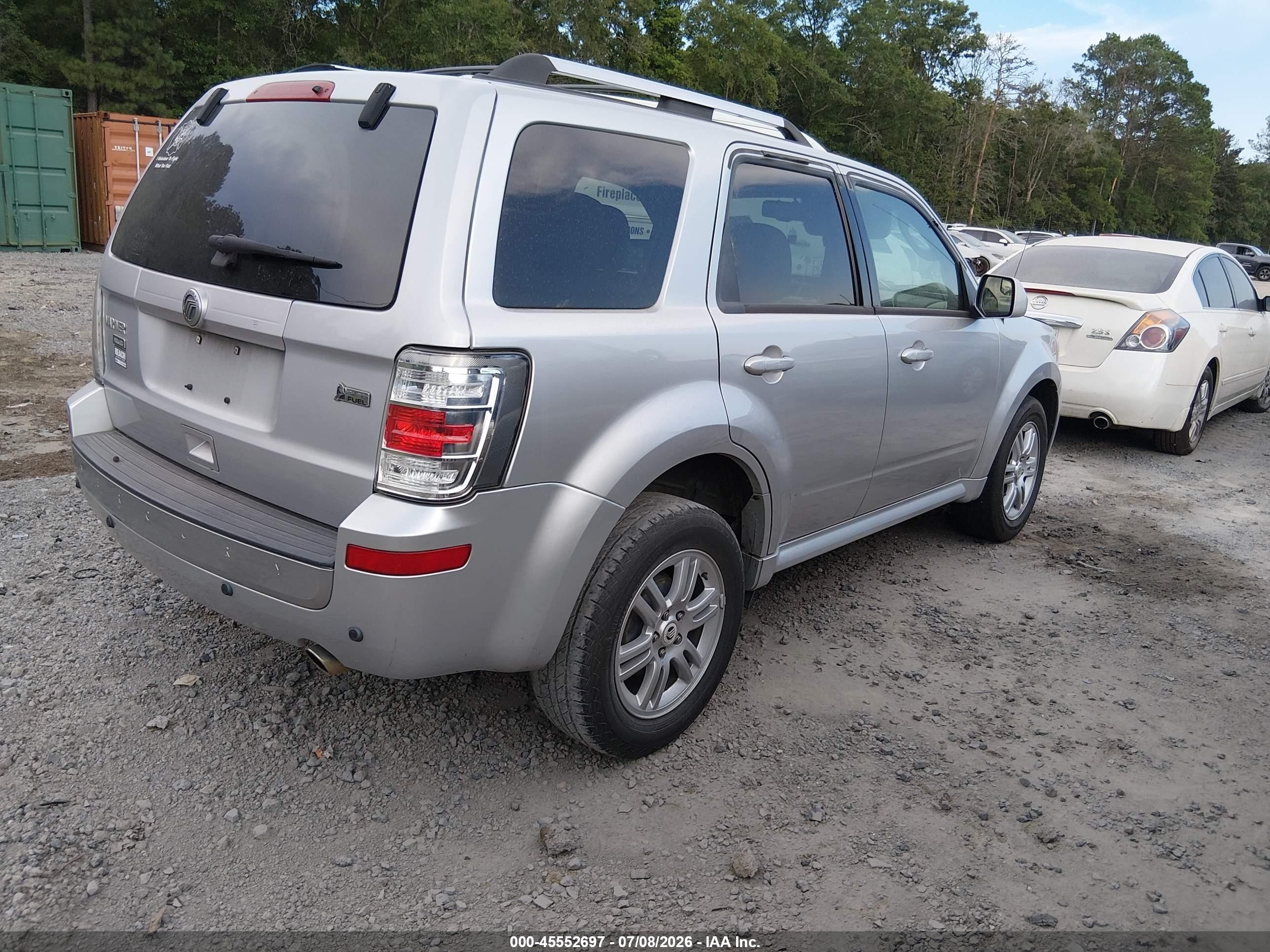 2011 Mercury Mariner Premier Silver vin: 4M2CN8HG4BKJ04068
