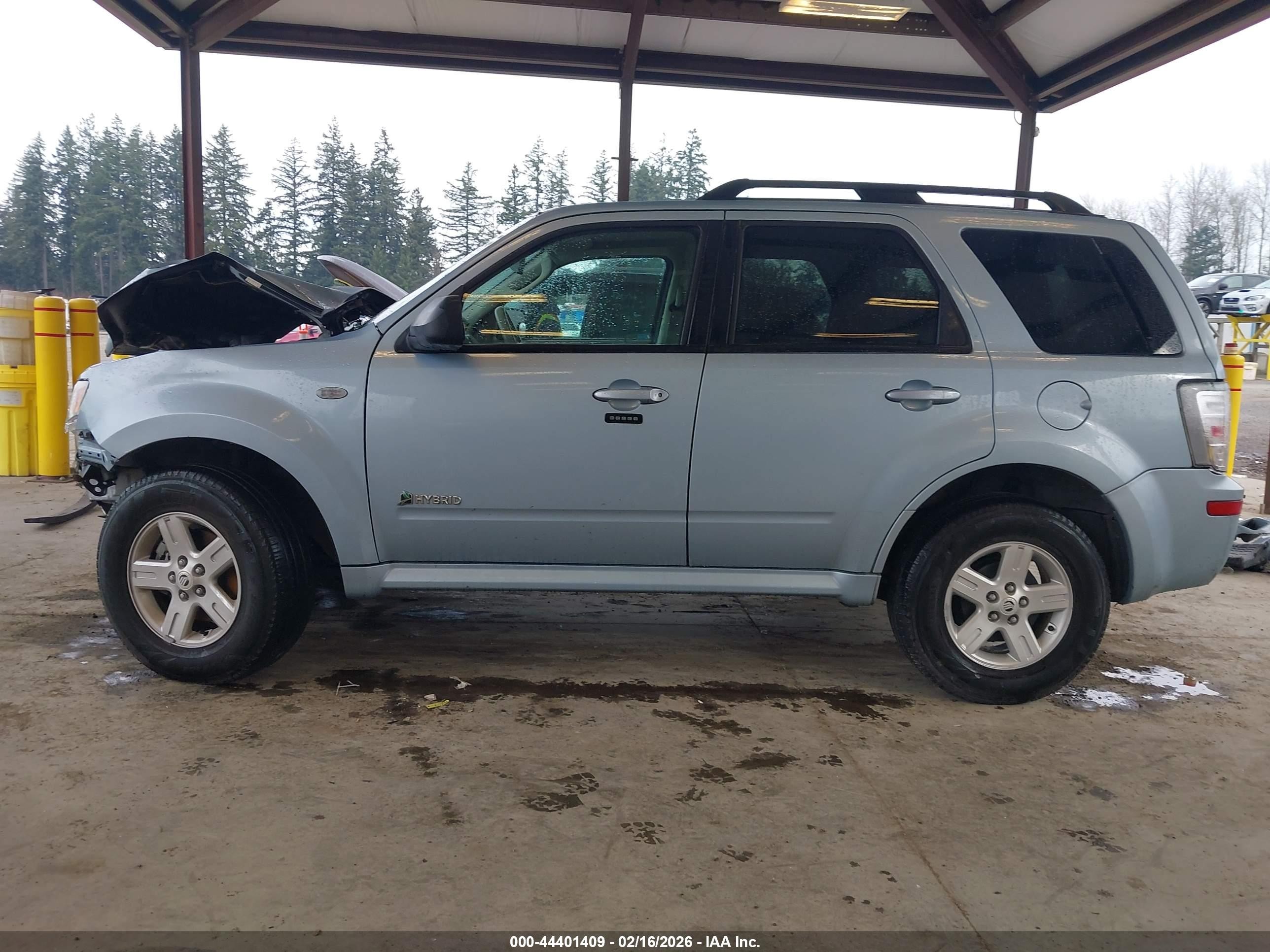 2009 Mercury Mariner Hybrid   Blue vin: 4M2CU29339KJ20462
