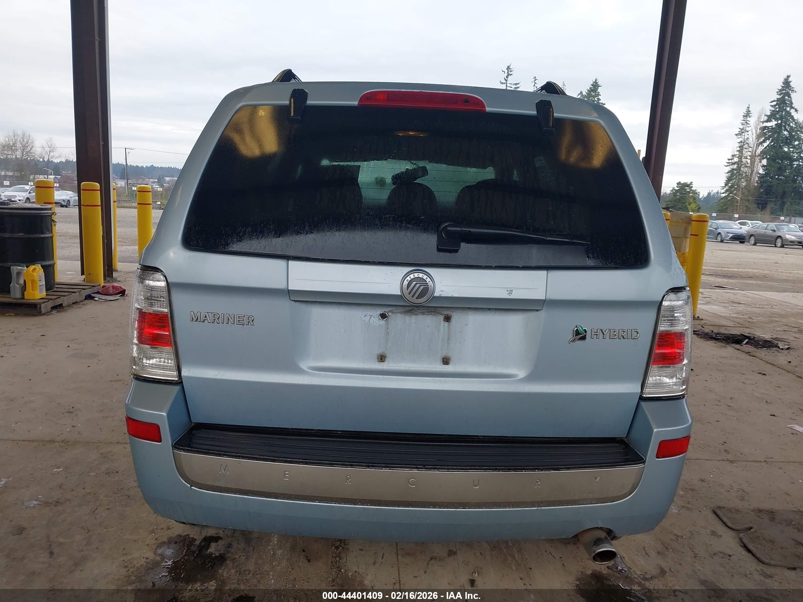 2009 Mercury Mariner Hybrid   Blue vin: 4M2CU29339KJ20462