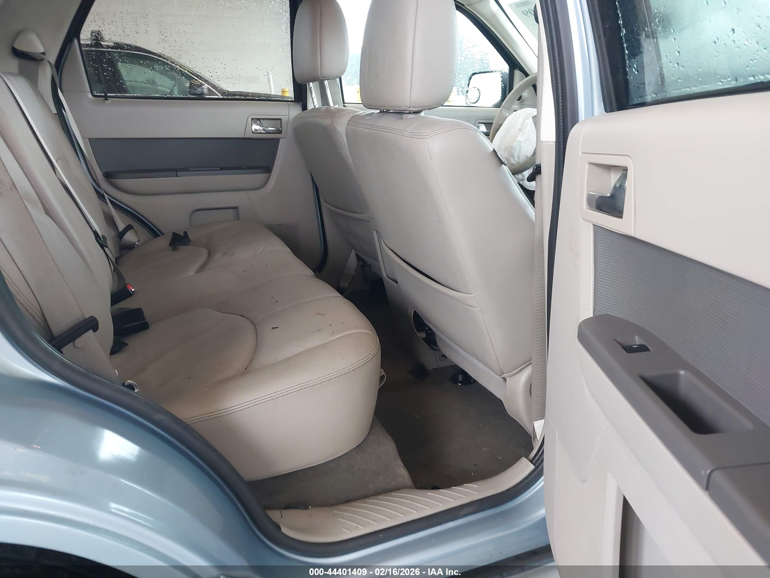 2009 Mercury Mariner Hybrid   Blue vin: 4M2CU29339KJ20462