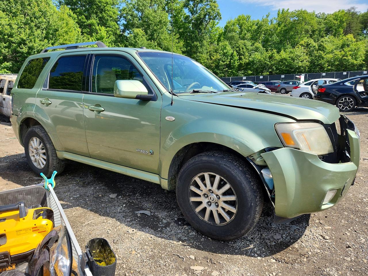 2009 Mercury Mariner Hybrid Green vin: 4M2CU29359KJ09706