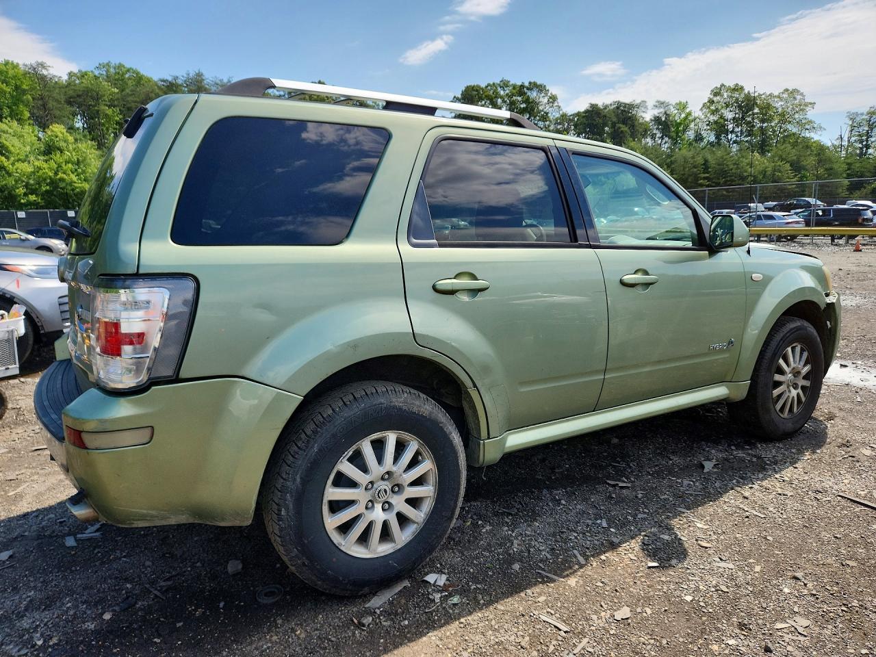 2009 Mercury Mariner Hybrid Green vin: 4M2CU29359KJ09706