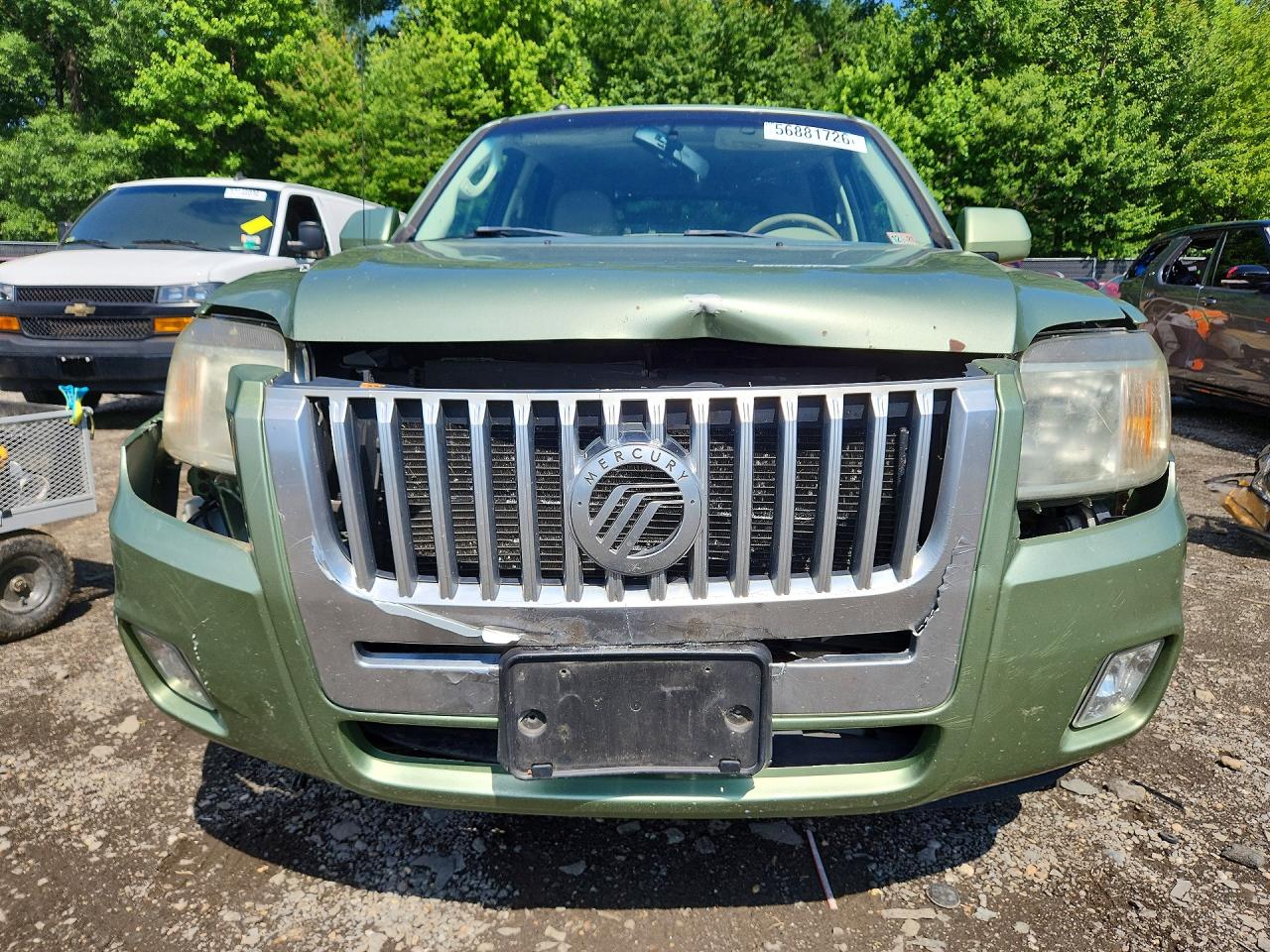 2009 Mercury Mariner Hybrid Green vin: 4M2CU29359KJ09706