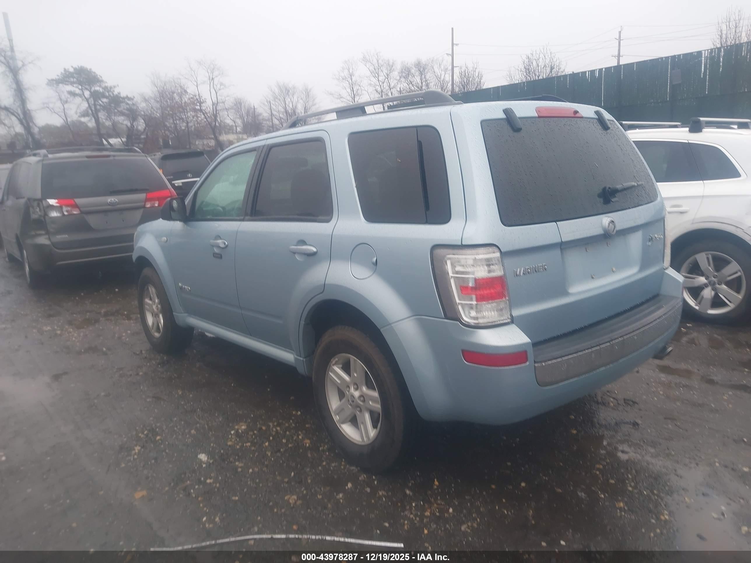 2009 Mercury Mariner Hybrid   Blue vin: 4M2CU29369KJ14879