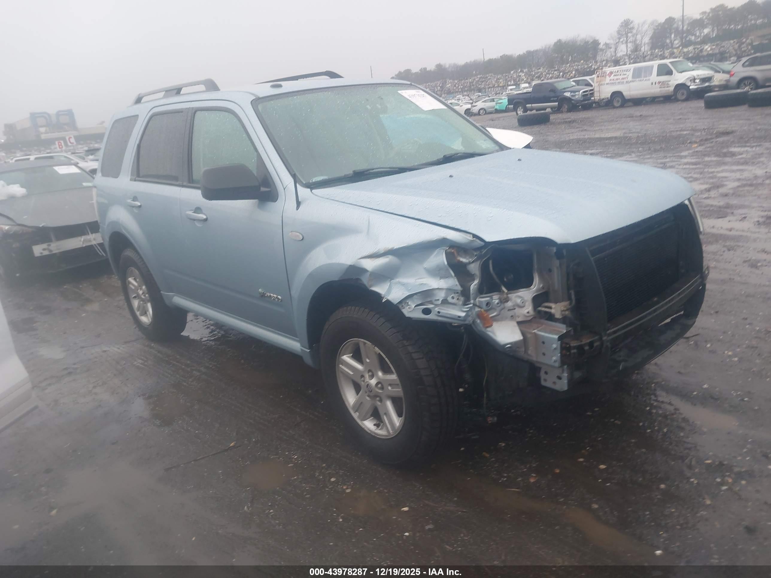 2009 Mercury Mariner Hybrid   Blue vin: 4M2CU29369KJ14879