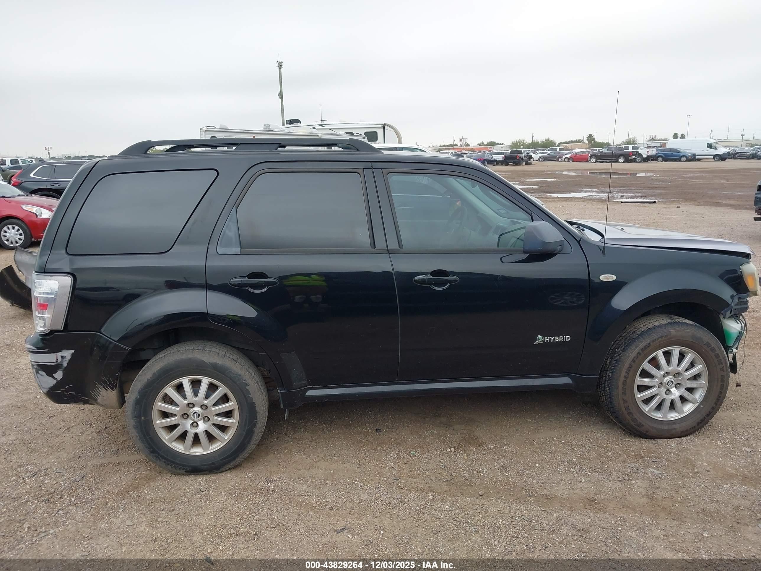 2009 Mercury Mariner Hybrid   Black vin: 4M2CU29369KJ18964