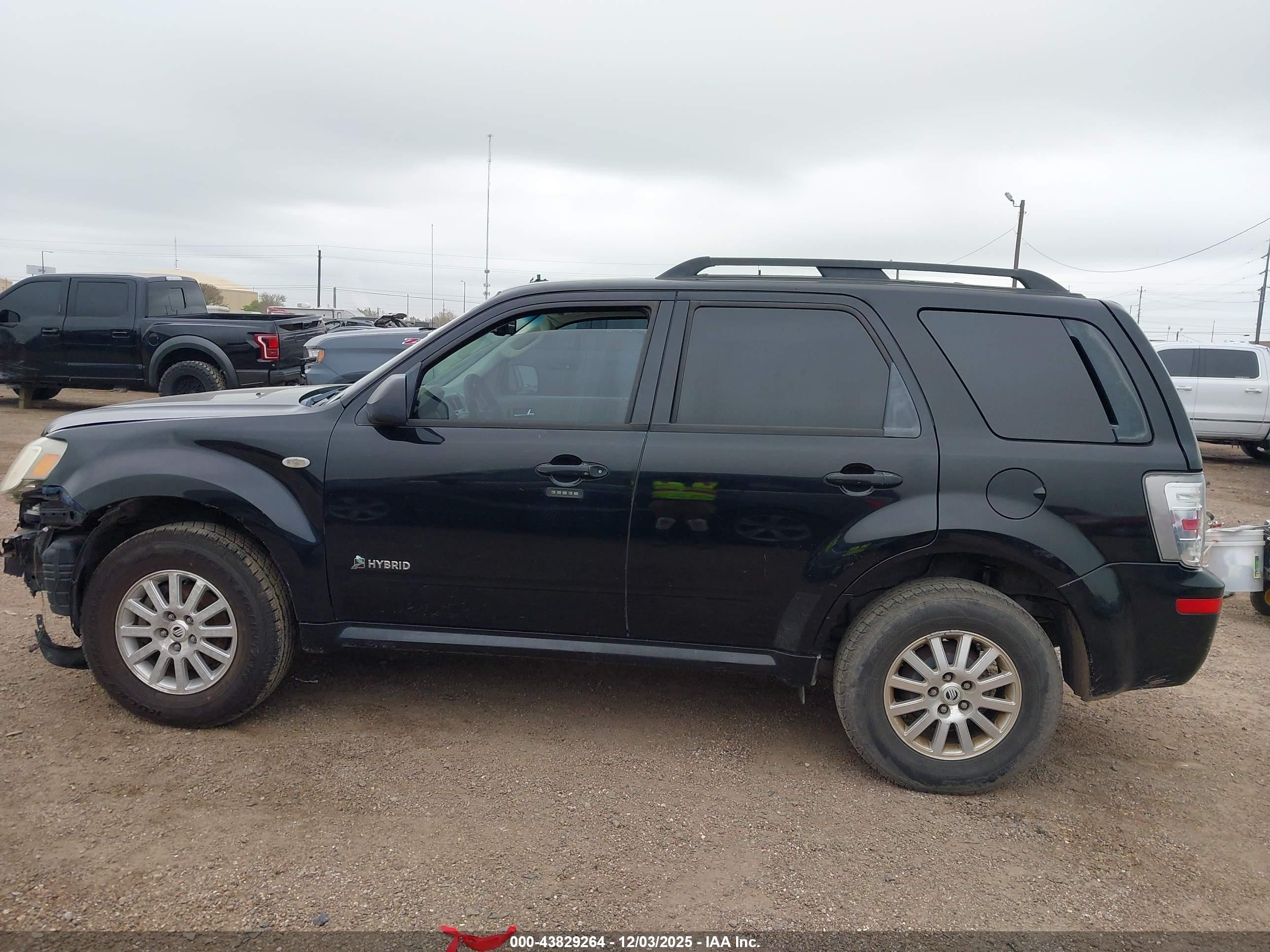 2009 Mercury Mariner Hybrid   Black vin: 4M2CU29369KJ18964