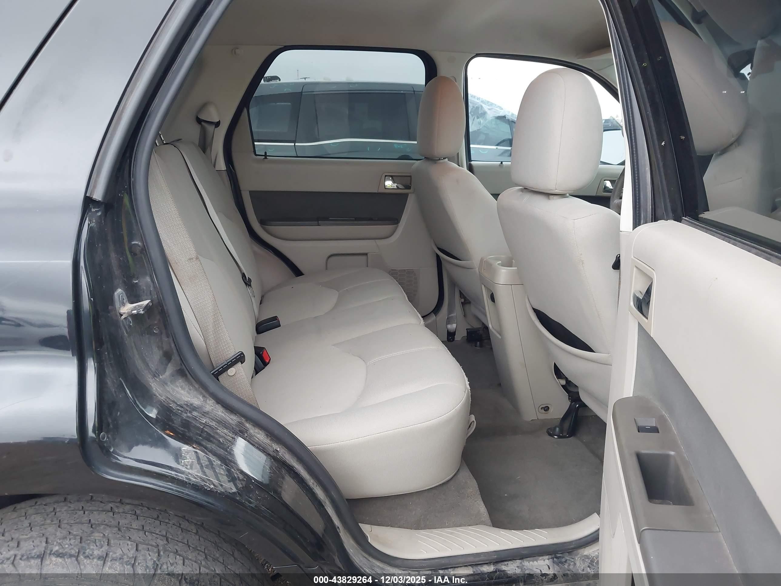 2009 Mercury Mariner Hybrid   Black vin: 4M2CU29369KJ18964