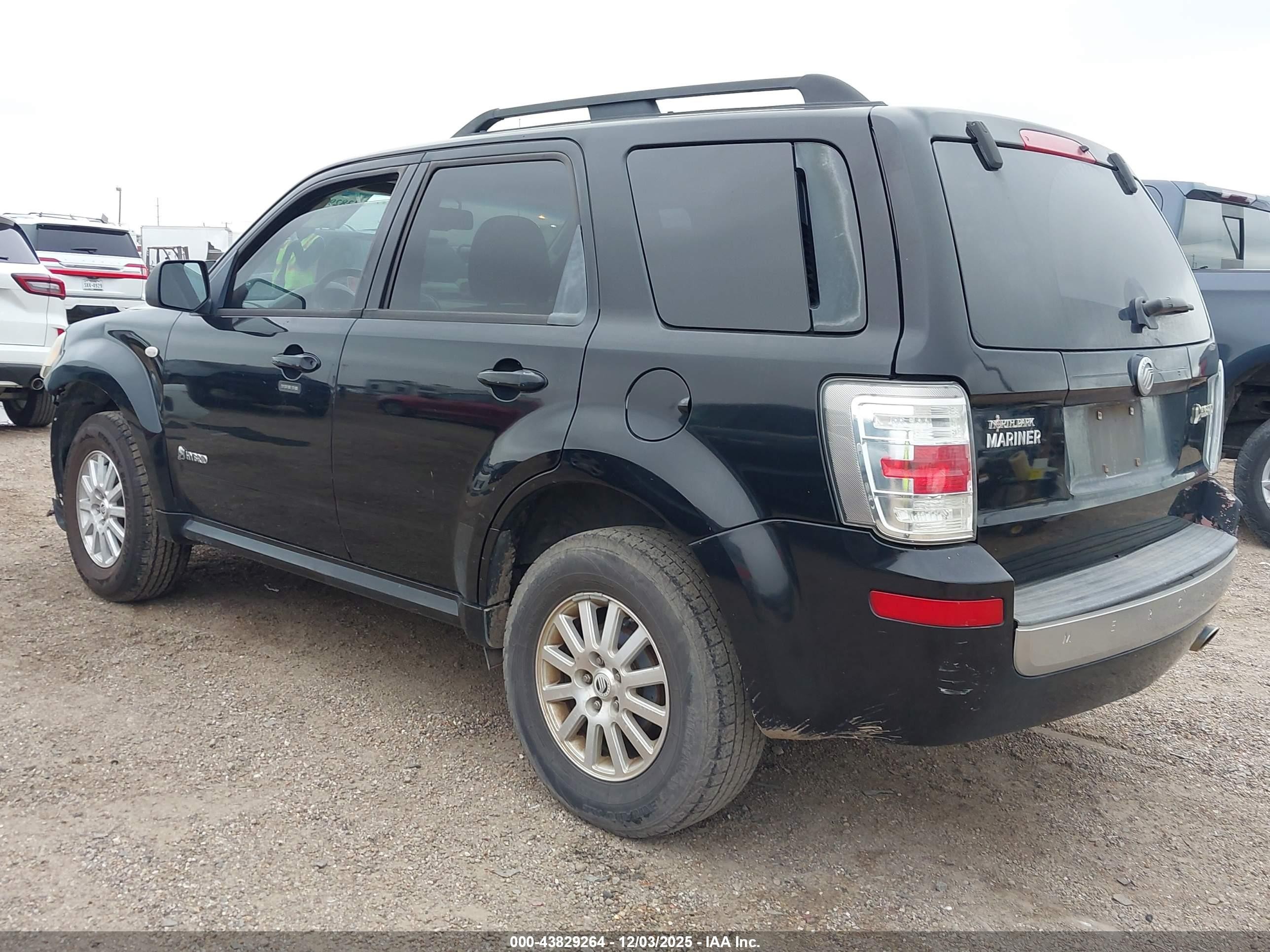 2009 Mercury Mariner Hybrid   Black vin: 4M2CU29369KJ18964