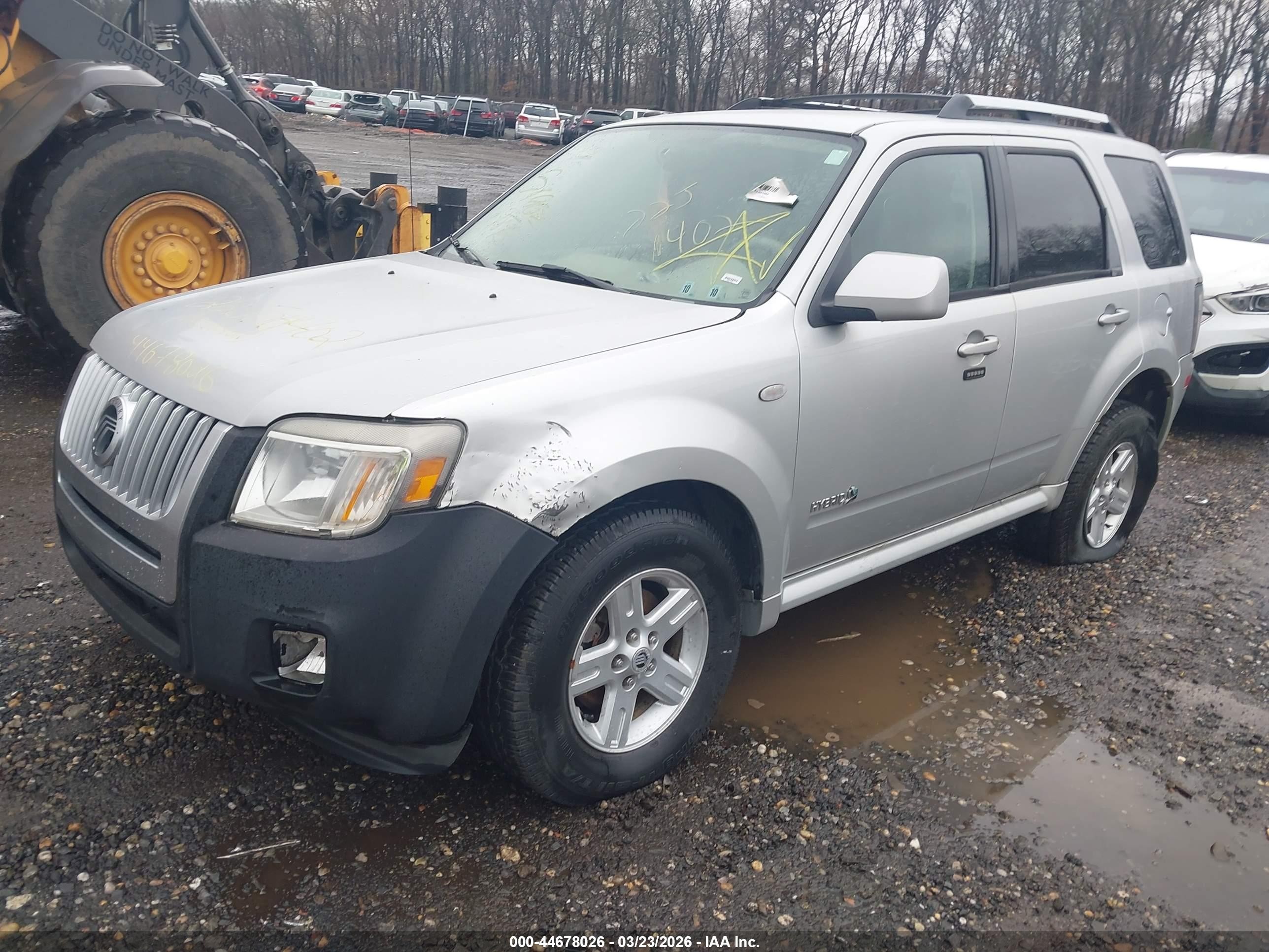 2009 Mercury Mariner Hybrid   Gray vin: 4M2CU29399KJ12012