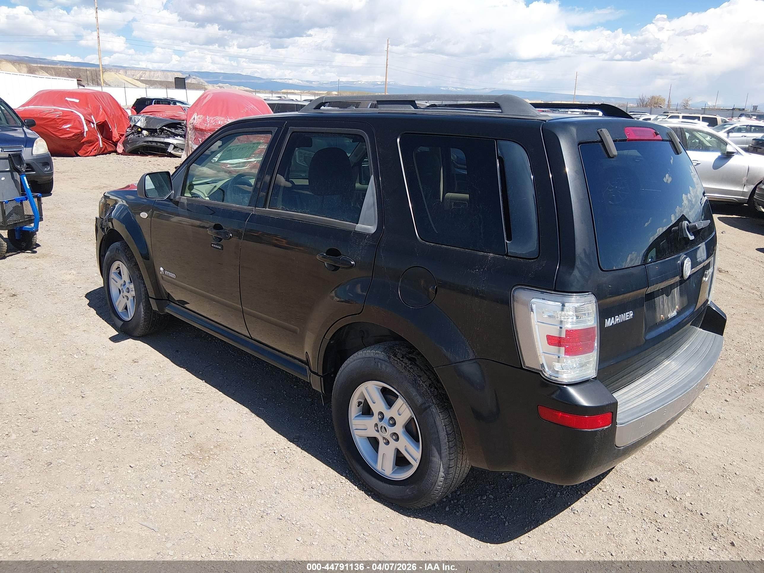 2009 Mercury Mariner Hybrid   Black vin: 4M2CU293X9KJ00886