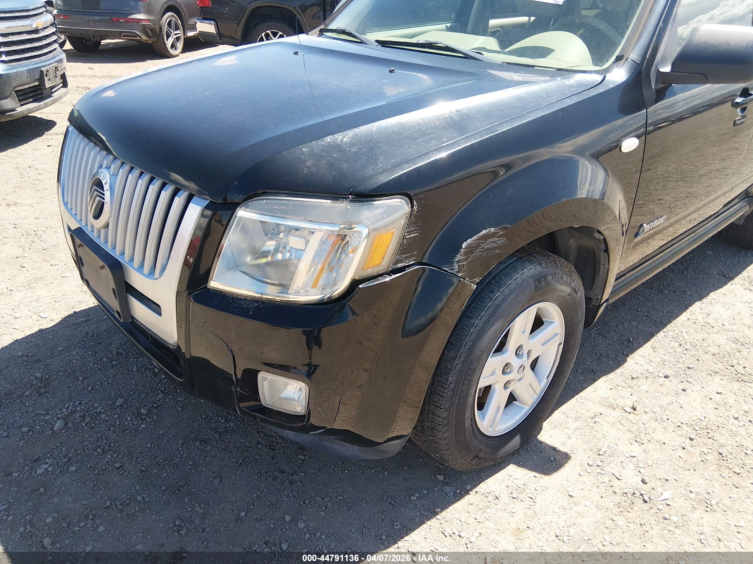 2009 Mercury Mariner Hybrid   Black vin: 4M2CU293X9KJ00886
