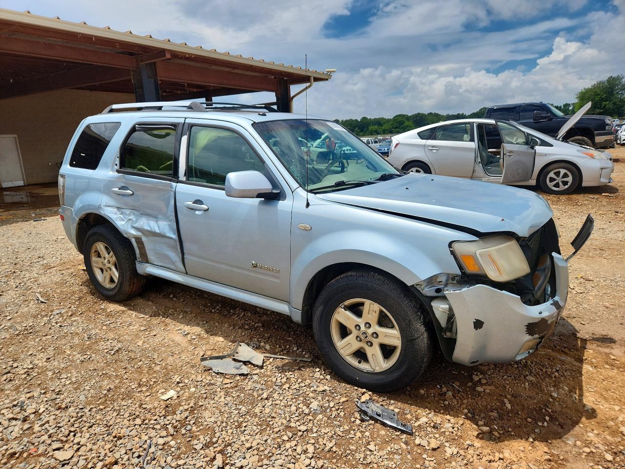 2008 Mercury Mariner Hev Blue vin: 4M2CU29H28KJ06871