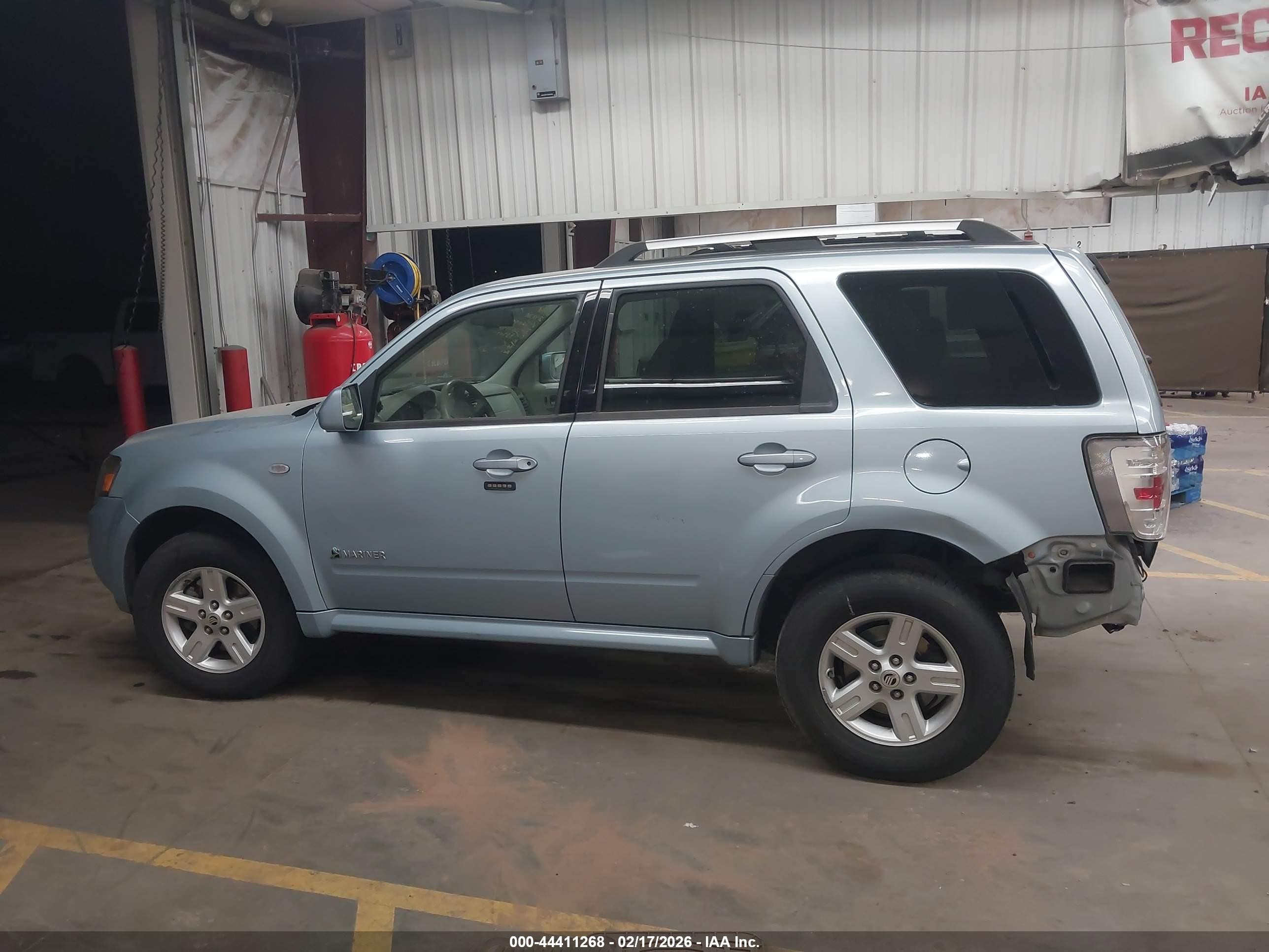 2008 Mercury Mariner Hybrid   Blue vin: 4M2CU29H28KJ20995