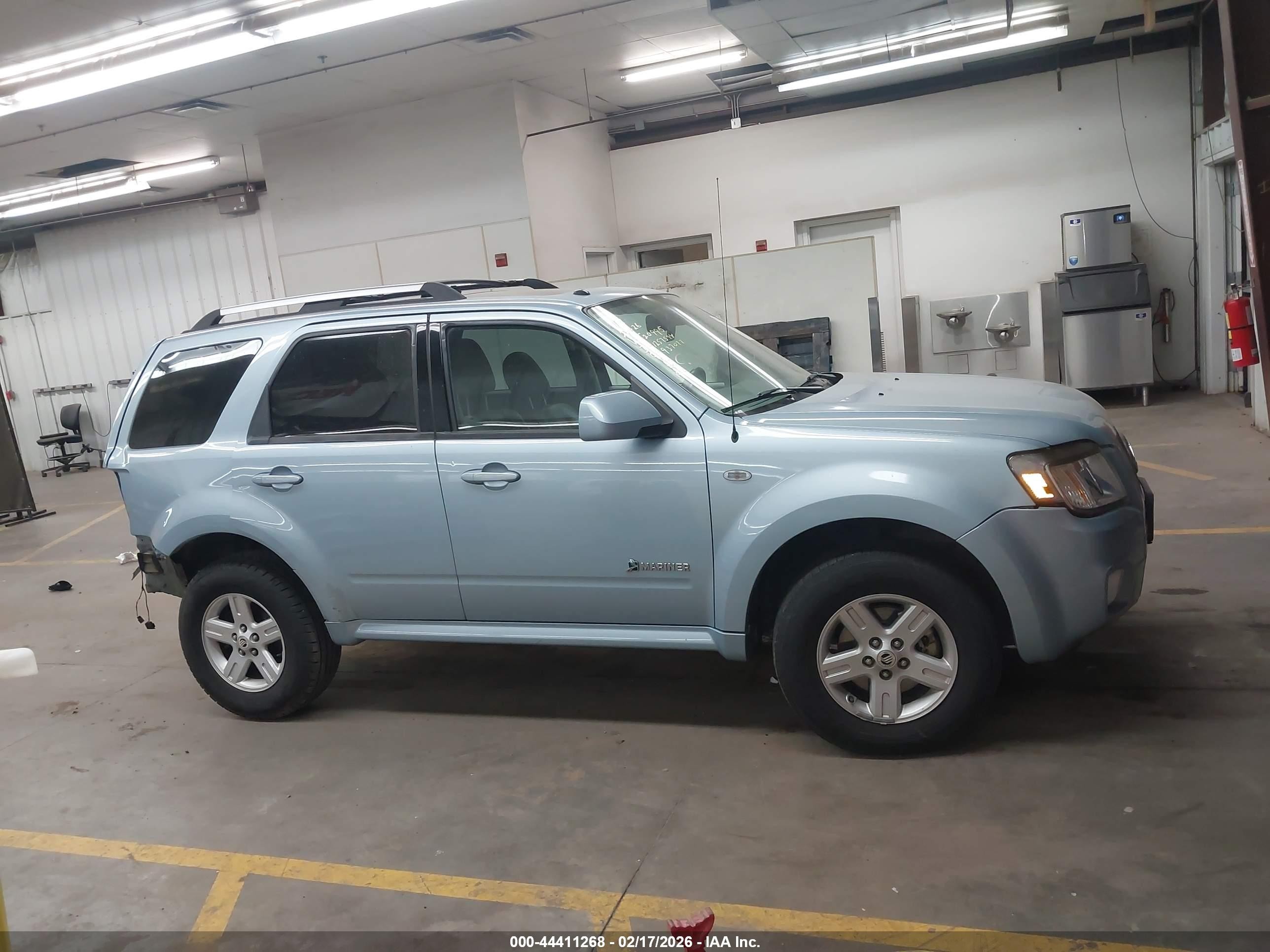 2008 Mercury Mariner Hybrid   Blue vin: 4M2CU29H28KJ20995