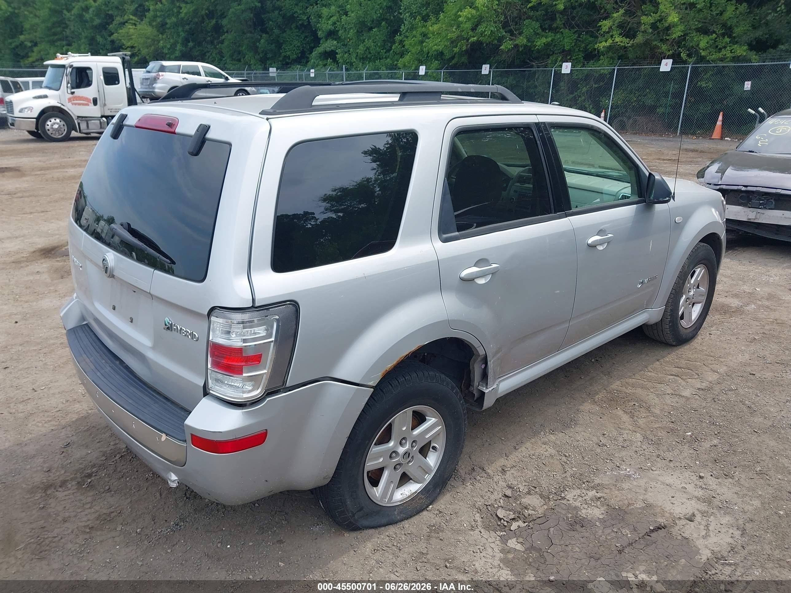 2008 Mercury Mariner Hybrid   Серебряный vin: 4M2CU29H28KJ29390