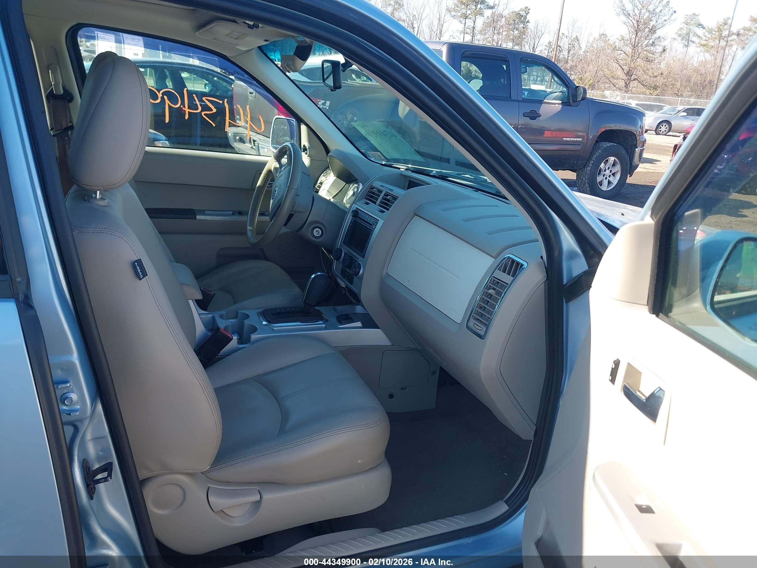 2008 Mercury Mariner Hybrid   Light Blue vin: 4M2CU29H48KJ42108