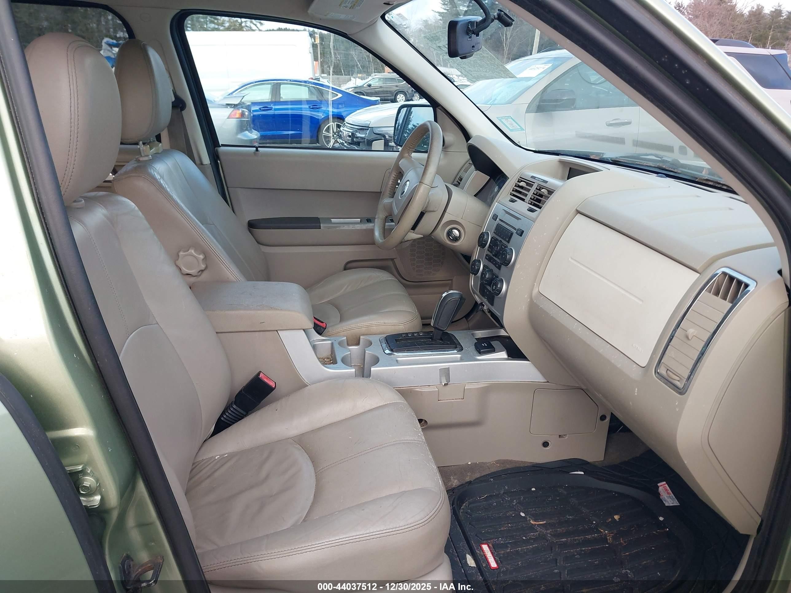 2008 Mercury Mariner Hybrid   Green vin: 4M2CU29H58KJ39864