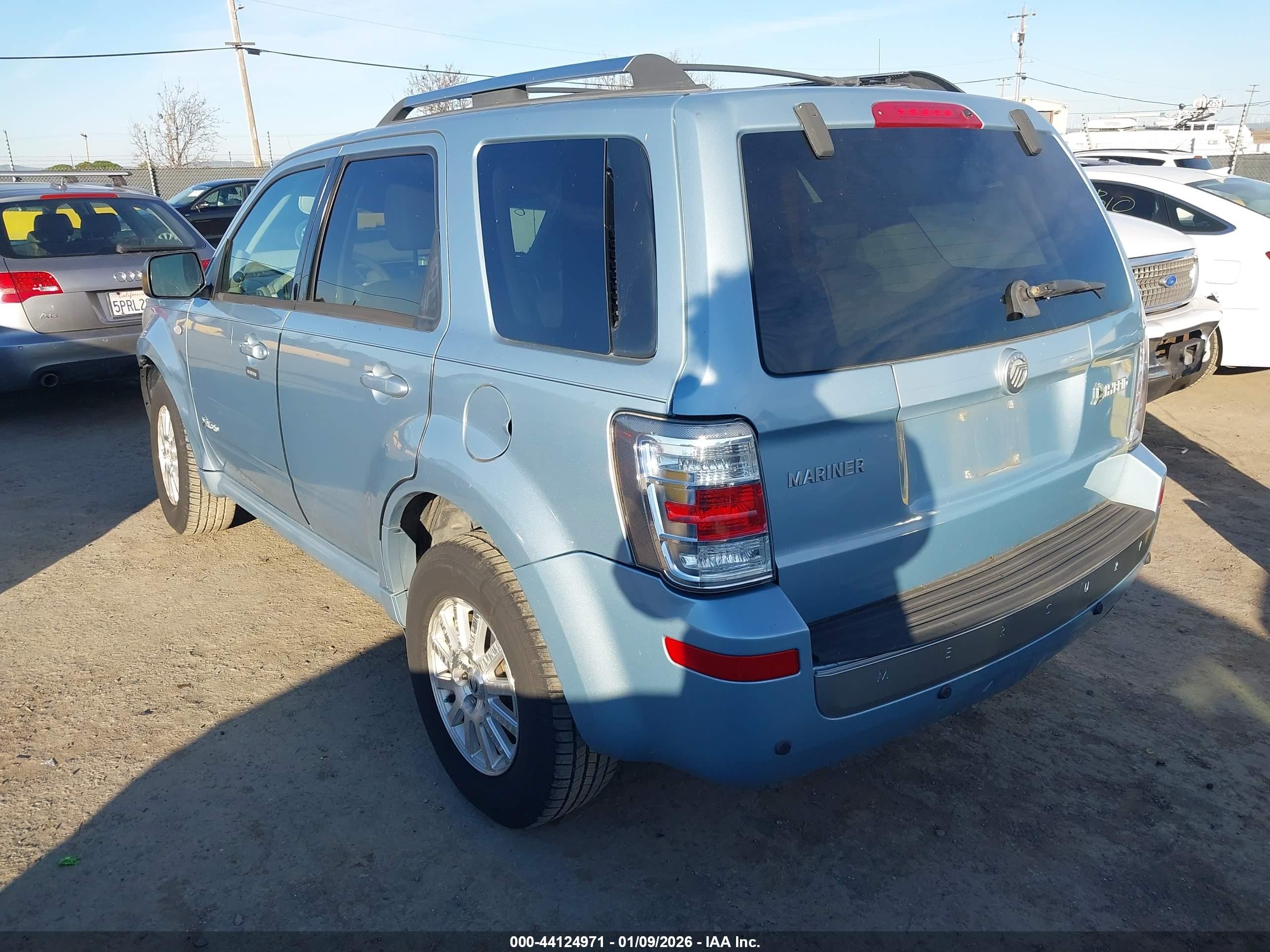 2009 Mercury Mariner Hybrid   Blue vin: 4M2CU39329KJ18188