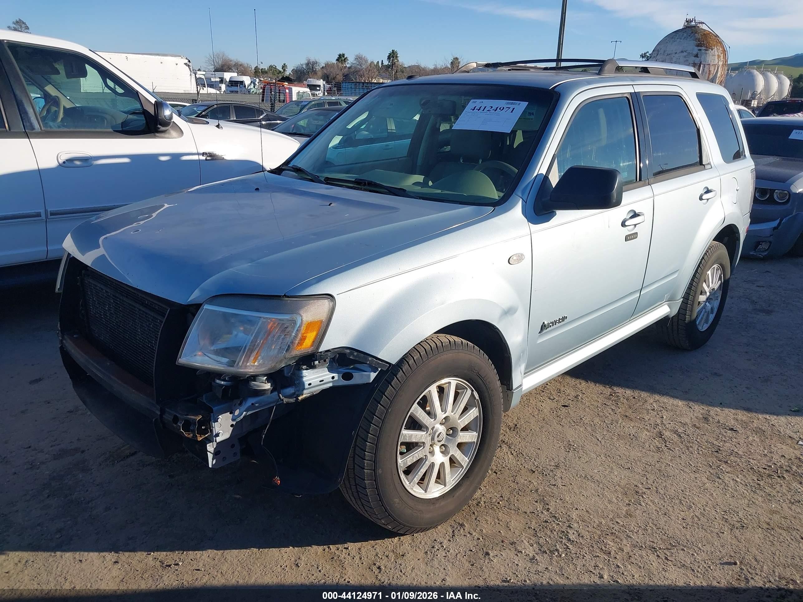 2009 Mercury Mariner Hybrid   Blue vin: 4M2CU39329KJ18188