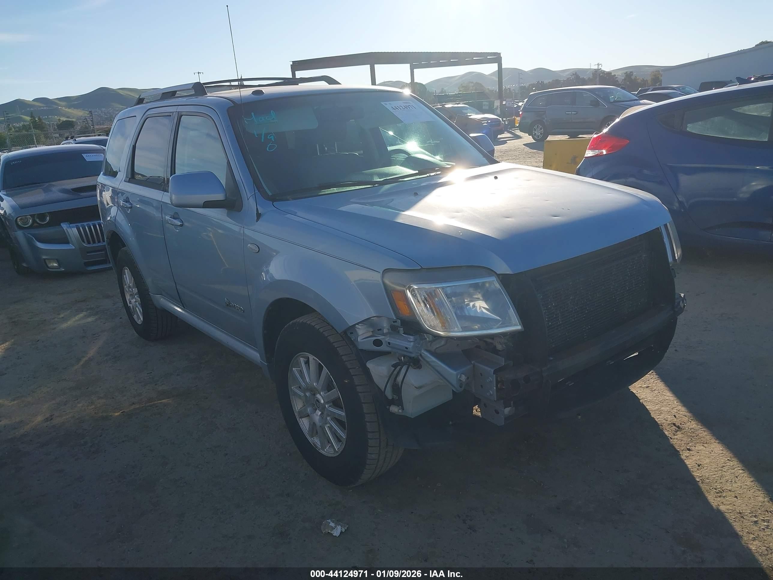 2009 Mercury Mariner Hybrid   Blue vin: 4M2CU39329KJ18188