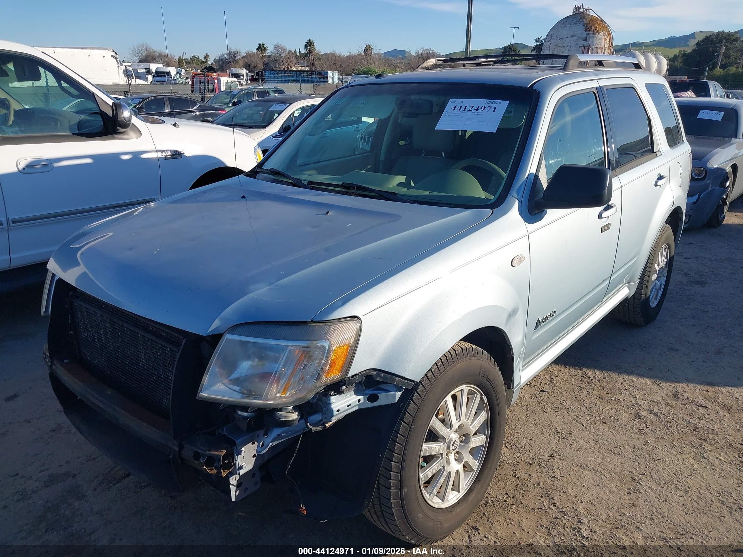 2009 Mercury Mariner Hybrid   Blue vin: 4M2CU39329KJ18188
