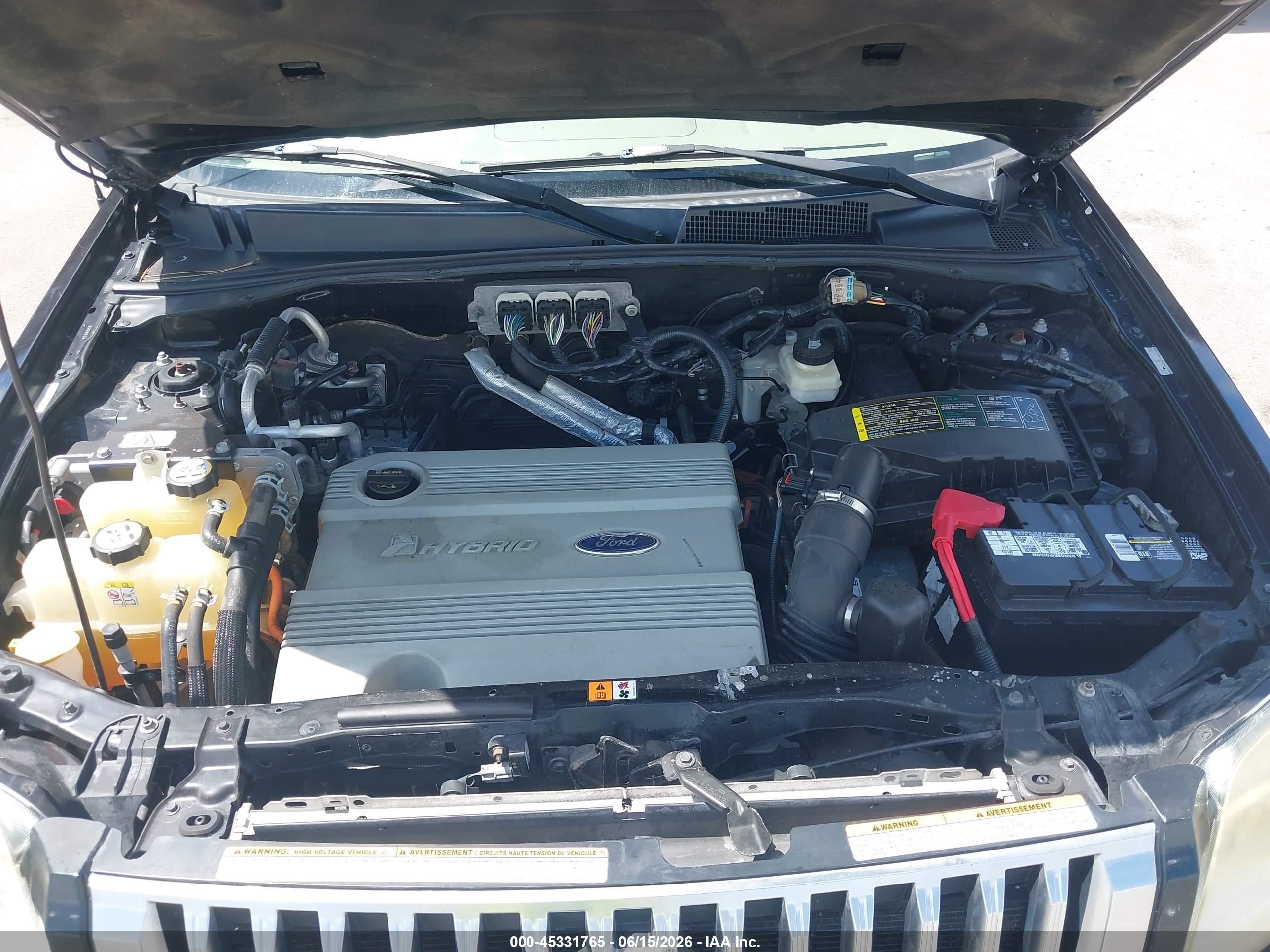 2008 Mercury Mariner Hybrid   Черный vin: 4M2CU39H08KJ31709